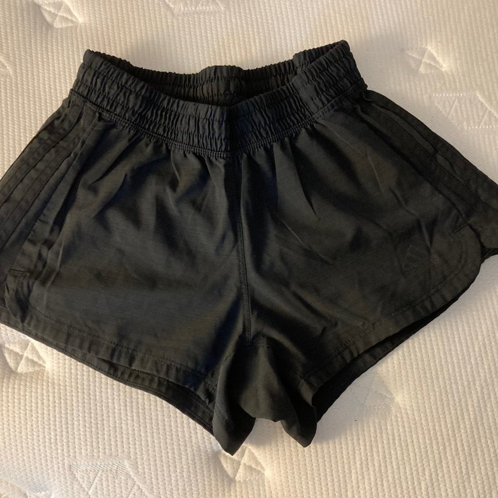 Women's black adidas athletic shorts